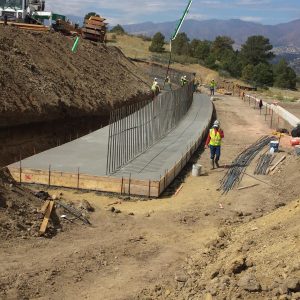 Retaining Wall at UCCS Alpine Village