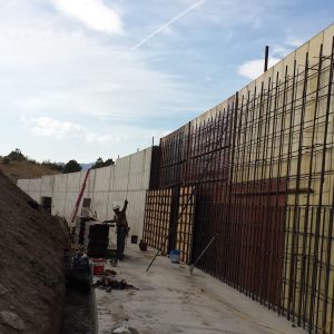 Retaining Wall at UCCS Alpine Village