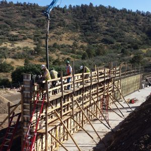 Retaining Wall at UCCS Alpine Village